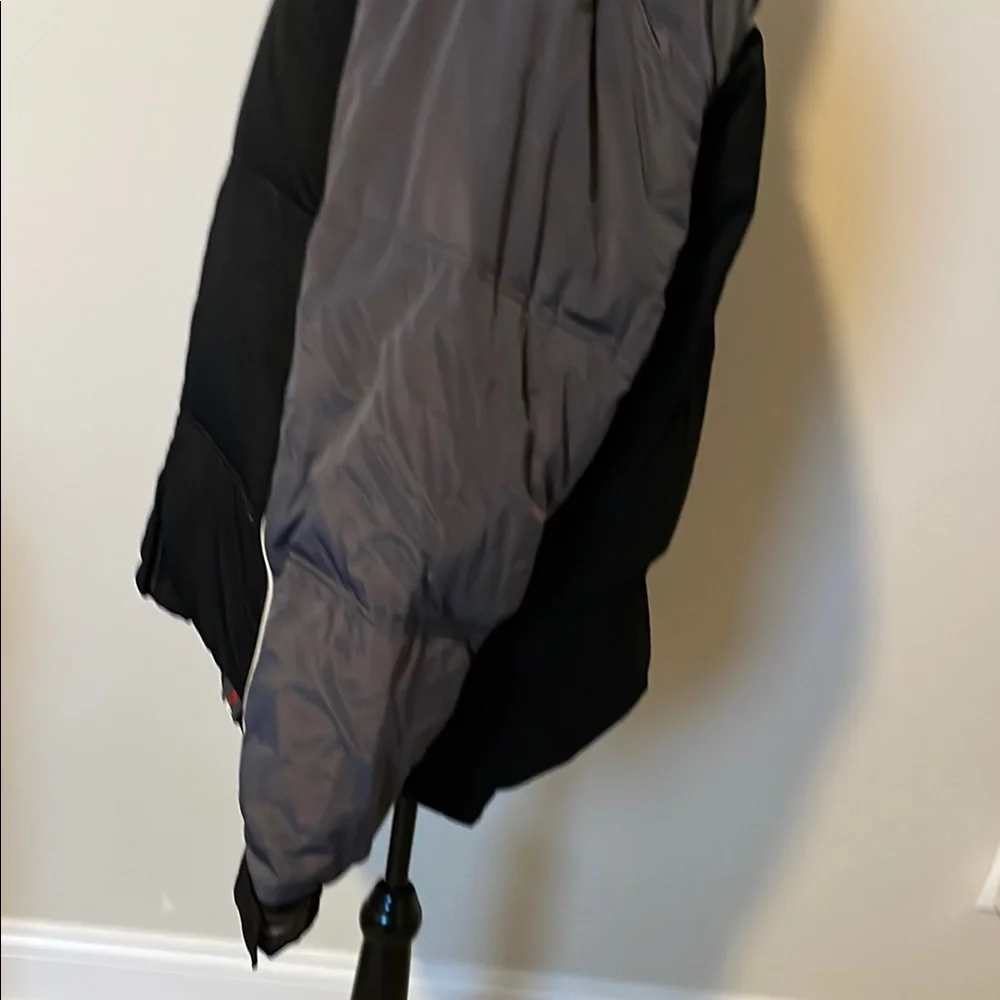 Zero x posur Black and Gray Puffer Jacket